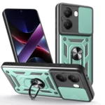 Sliding Camera Cover Design TPU+PC Phone Case, For Xiaomi Poco X7 Pro 5G Global, For Xiaomi Poco M7 Pro 5G