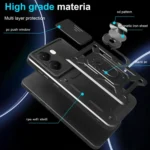 Sliding Camera Cover Design TPU+PC Phone Case, For Xiaomi Poco X7 Pro 5G Global, For Xiaomi Poco M7 Pro 5G - Image 3