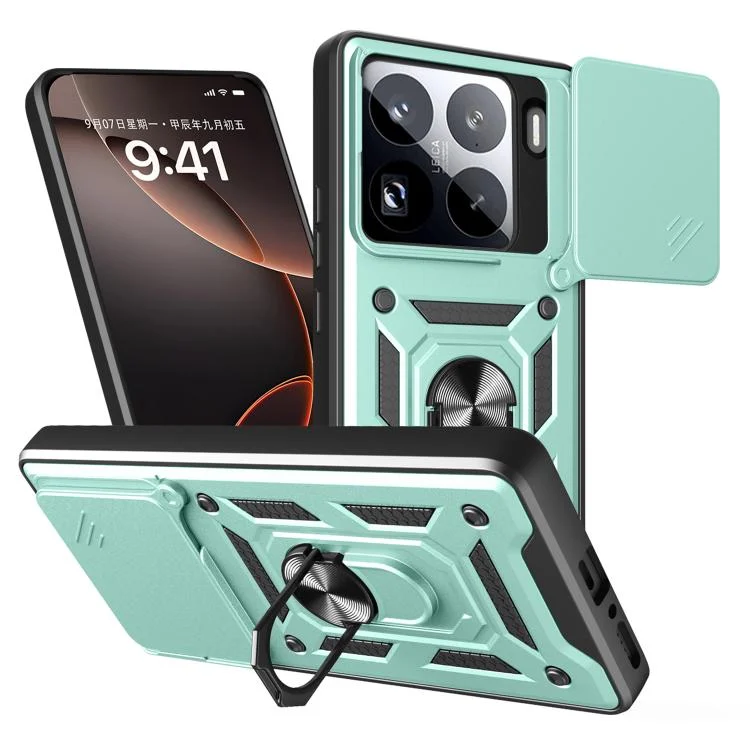 EDA006771508A.webp Sliding Camera Cover Design TPU+PC Phone Case, For Xiaomi 15 Pro, For Xiaomi 15 - Image 1