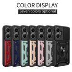 Sliding Camera Cover Design TPU+PC Phone Case, For Xiaomi Poco F7, For Xiaomi 15 Ultra - Image 2