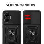 Sliding Camera Cover Design TPU+PC Phone Case, For Xiaomi Poco F7, For Xiaomi 15 Ultra - Image 4