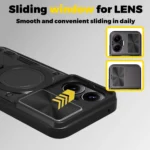 CD Texture Sliding Camshield Magnetic Holder Phone Case, For Xiaomi Poco F7, For Xiaomi 15 Ultra, For Xiaomi Poco X7 Pro 5G Global - Image 5