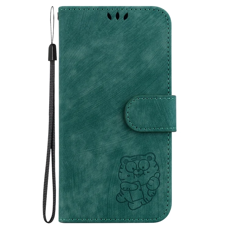 EDA006776102A_1.webp Little Tiger Embossed Leather Phone Case, For Xiaomi Poco F6 Pro - Image 2