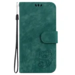 Little Tiger Embossed Leather Phone Case, For Xiaomi 14T Pro, For Xiaomi 14T, For Xiaomi Poco M6 4G - Image 2