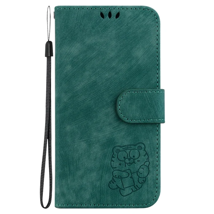 EDA006776104A_1.webp Little Tiger Embossed Leather Phone Case, For Xiaomi 14T Pro, For Xiaomi 14T, For Xiaomi Poco M6 4G - Image 2