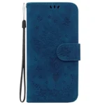 Butterfly Rose Embossed Leather Phone Case, For Xiaomi 14T, For Xiaomi Poco M6 4G, For Xiaomi Poco F6 Pro - Image 2