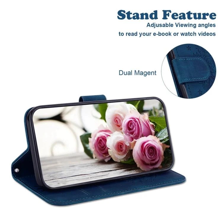 EDA006777407A_5.webp Butterfly Rose Embossed Leather Phone Case, For Xiaomi 15 Ultra, For Xiaomi 15 Pro, For Xiaomi 15, For Xiaomi 14T Pro - Image 6