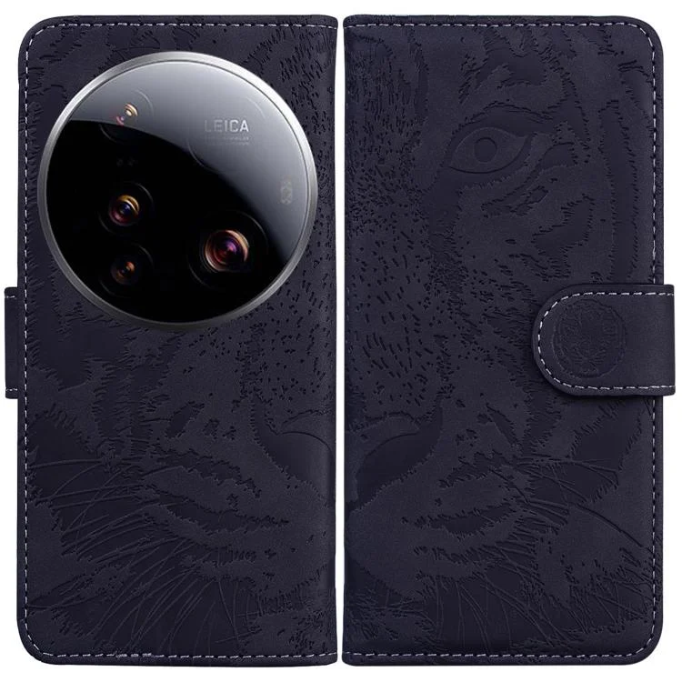 Tiger Embossing Pattern Flip Leather Phone Case, For Xiaomi 15 Ultra, For Xiaomi 15 Pro, For Xiaomi 15
