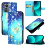 3D Painting Horizontal Flip Leather Phone Case, For Xiaomi 12 Lite, For Xiaomi Civi 1S