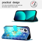 3D Painting Horizontal Flip Leather Phone Case, For Xiaomi 12 / 12X / 12S, For Xiaomi Poco X4 NFC - Image 3