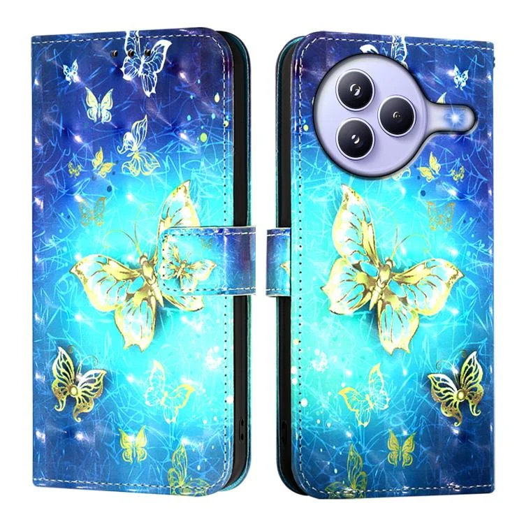 EDA006779230A_1.webp 3D Painting Horizontal Flip Leather Phone Case, For Xiaomi Civi 5 Pro, For Xiaomi 15S Pro - Image 2