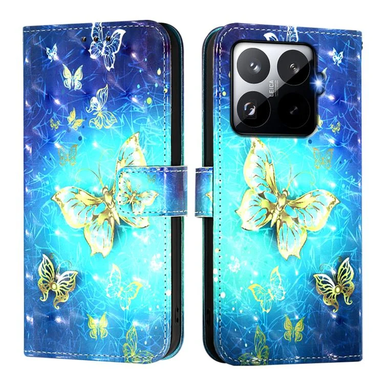 EDA006779233A_1.webp 3D Painting Horizontal Flip Leather Phone Case, For Xiaomi 15T Pro, For Xiaomi 15T - Image 2