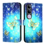 3D Painting Horizontal Flip Leather Phone Case, For vivo V40 Lite 5G IDN, For vivo V40e 5G India - Image 2