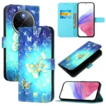 3D Painting Horizontal Flip Leather Phone Case, For vivo Y300 Pro, For vivo iQOO Z9s Pro 5G India