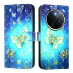 3D Painting Horizontal Flip Leather Phone Case, For vivo Y300 Pro, For vivo iQOO Z9s Pro 5G India - Image 2