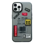 Double Layer Frosted IMD Series TPU + PC Phone Case, For iPhone 15 Pro Max