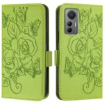Embossed Rose RFID Anti-theft Leather Phone Case, For Xiaomi 12 Lite, For Xiaomi Civi 1S, For Xiaomi Poco M4 Pro 4G - Image 2