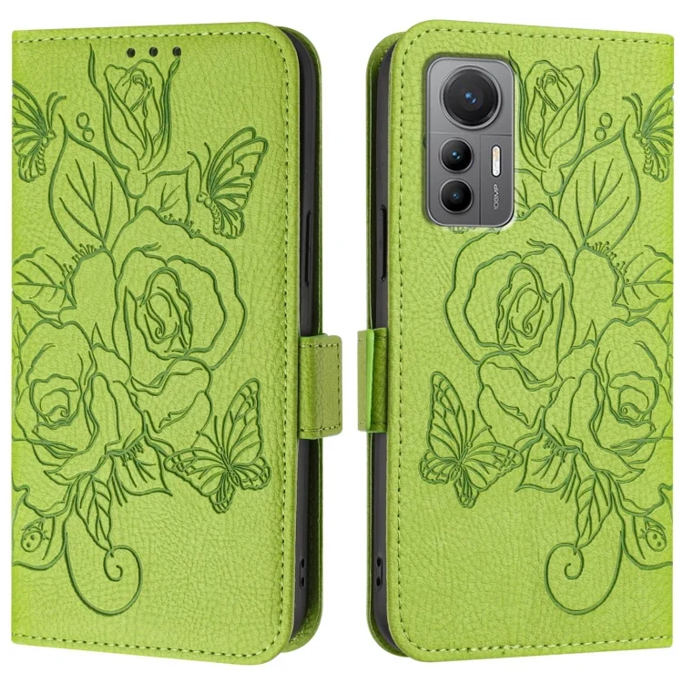EDA006783909A_1.webp Embossed Rose RFID Anti-theft Leather Phone Case, For Xiaomi 12 Lite, For Xiaomi Civi 1S, For Xiaomi Poco M4 Pro 4G - Image 2