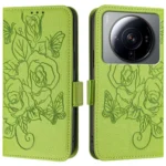 Embossed Rose RFID Anti-theft Leather Phone Case, For Xiaomi 12S Ultra, For Xiaomi 12 Pro / 12S Pro, For Xiaomi 12 5G / 12X 5G / 12S 5G - Image 2