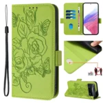 Embossed Rose RFID Anti-theft Leather Phone Case, For Xiaomi Poco X4 Pro 5G, For Xiaomi Mi 11 Lite, For Xiaomi 11T / 11T Pro