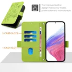 Embossed Rose RFID Anti-theft Leather Phone Case, For Xiaomi Poco X4 Pro 5G, For Xiaomi Mi 11 Lite, For Xiaomi 11T / 11T Pro - Image 4