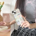 Clear Illustration Graffiti Pattern TPU + PC Phone Case, For iPhone 14 Pro Max, For iPhone 13 Pro Max, For iPhone 13 Pro, For iPhone 13, For iPhone 12 - Image 5
