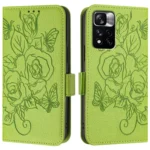 Embossed Rose RFID Anti-theft Leather Phone Case, For Redmi Note 11 Pro 5G / 4G / Global, For Redmi Note 11 Pro+ 5G / 12 Pro 4G Global, For Redmi Note 12 4G Global - Image 2