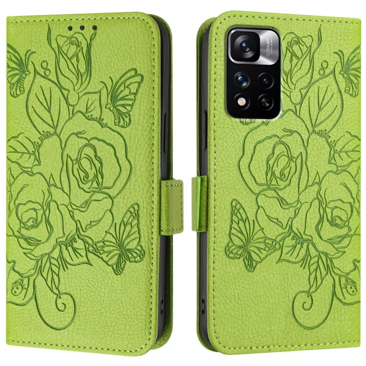 EDA006788536A_1.webp Embossed Rose RFID Anti-theft Leather Phone Case, For Redmi Note 11 Pro 5G / 4G / Global, For Redmi Note 11 Pro+ 5G / 12 Pro 4G Global, For Redmi Note 12 4G Global - Image 2