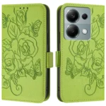 Embossed Rose RFID Anti-theft Leather Phone Case, For Redmi Note 13 Pro 4G Global, For Redmi 13C 4G Global / Xiaomi Poco C65, For Redmi Note 13 4G Global - Image 2