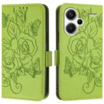 Embossed Rose RFID Anti-theft Leather Phone Case, For Redmi Note 13 Pro+ 5G Global, For Redmi K60 Ultra / Xiaomi 13T / 13T Pro, For Redmi 12 5G / 4G Global / Note 12R - Image 2