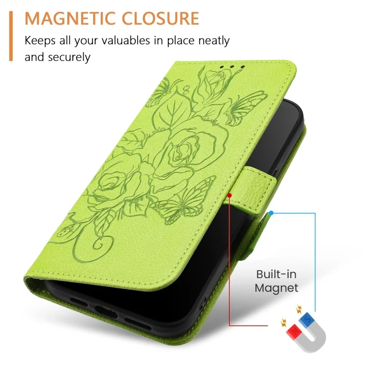 EDA006788555A_6.webp Embossed Rose RFID Anti-theft Leather Phone Case, For Redmi K70 Ultra 5G Global, For Redmi 13 4G / Note 13R, For Redmi A3 / Xiaomi Poco C61 4G Global - Image 7