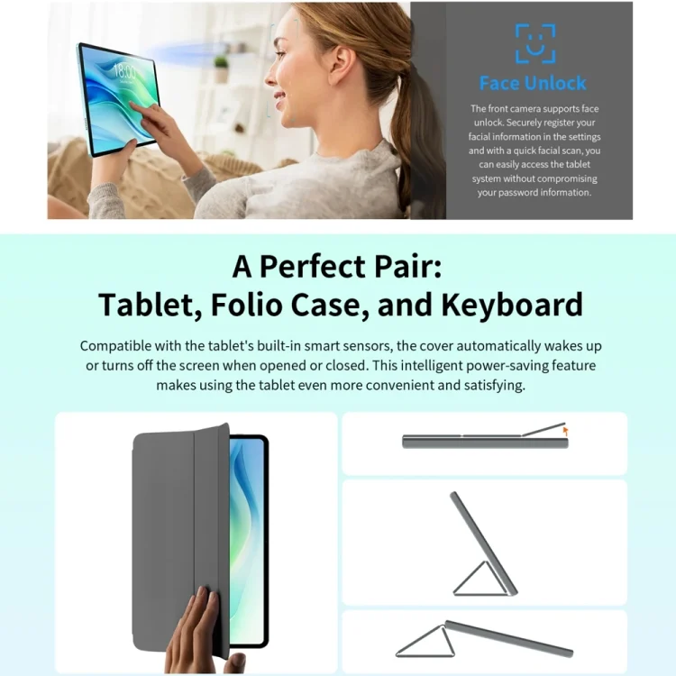 EDA006789601A_22.webp Teclast P50 Tablet PC 11 inch,  Android 14 Unisoc T606 Octa Core, 4G LTE Dual SIM - Image 23