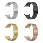 Three Beads Steel Watch Band - Image 2
