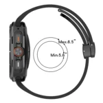 Magnetic Folding Buckle Silicone Watch Band - Image 3