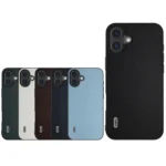 ABEEL Black Frame Genuine Leather Elegant Phone Case, For iPhone 16 - Image 5