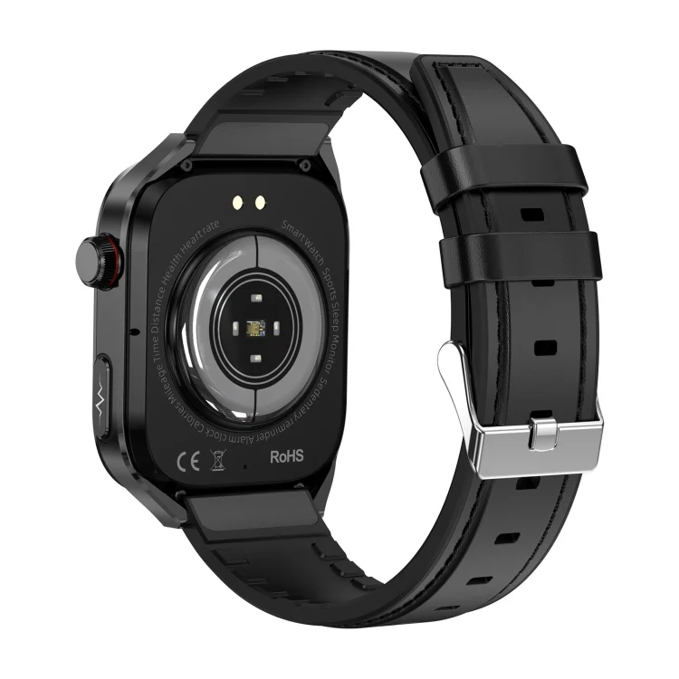 EDA006807501A_2.webp TK16 2.04 inch LCD Screen Leather Strap Smart Watch Supports Health Monitoring - Image 12