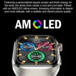 TK16 2.04 inch LCD Screen Silicone Strap Smart Watch Supports Health Monitoring - Image 2