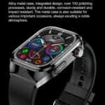 TK16 2.04 inch LCD Screen Steel Strap Smart Watch Supports Health Monitoring - Image 3