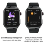 TK16 2.04 inch LCD Screen Steel Strap Smart Watch Supports Health Monitoring - Image 7