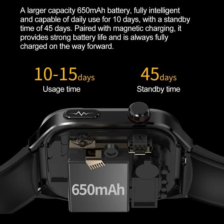 EDA0068079_B8.webp TK16 2.04 inch LCD Screen Steel Strap Smart Watch Supports Health Monitoring - Image 9