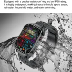 TK16 2.04 inch LCD Screen Steel Strap Smart Watch Supports Health Monitoring - Image 10