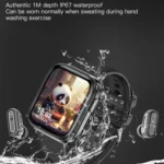 X9 1.85 inch Square Screen 2 in 1 Bluetooth Earphone Smart Watch - Image 2