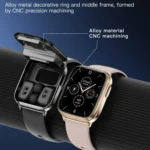 X9 1.85 inch Square Screen 2 in 1 Bluetooth Earphone Smart Watch - Image 4