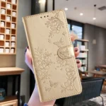 Butterflies and Flowers Leather Phone Case, For Xiaomi 15, For Xiaomi 14T Pro, For Xiaomi 14T - Image 2