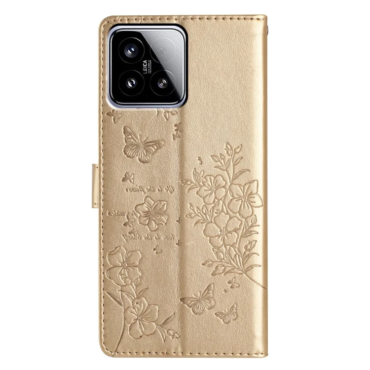 EDA006811316A_3.webp Butterflies and Flowers Leather Phone Case, For Xiaomi 15, For Xiaomi 14T Pro, For Xiaomi 14T - Image 4