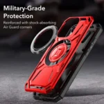 Armor II Series MagSafe Magnetic Holder Phone Case, For iPhone 14 Plus, For iPhone 14, For iPhone 14 Pro, For iPhone 14 Pro Max - Image 2