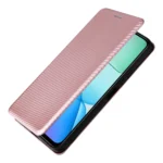 Carbon Fiber Texture Flip Leather Phone Case, For Redmi 13 4G - Image 5