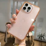 Glitter Powder TPU Hybrid PC Phone Case, For iPhone 16 Pro Max, For iPhone 16 Pro, For iPhone 16 Plus - Image 2