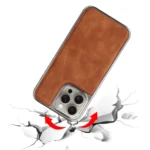 Electroplated Side PU Hybrid TPU MagSafe Phone Case, For iPhone 13 - Image 2