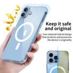 ViLi MAG-C Series MagSafe Magnetic PC + TPU Phone Case, For iPhone 16 Pro Max, For iPhone 16 Pro, For iPhone 16 Plus, For iPhone 16, For iPhone 15 Pro Max, For iPhone 15 Pro, For iPhone 15 Plus... - Image 4